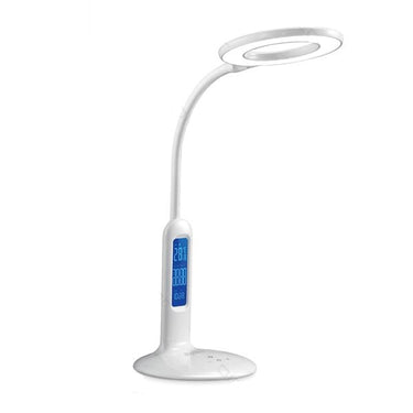 LED TABLE LAMP WHITE 7W WITH CALENDAR 2700K-6500K 360lm AC100-240V L162*W162*H280mm Aigostar Lampade da tavolo